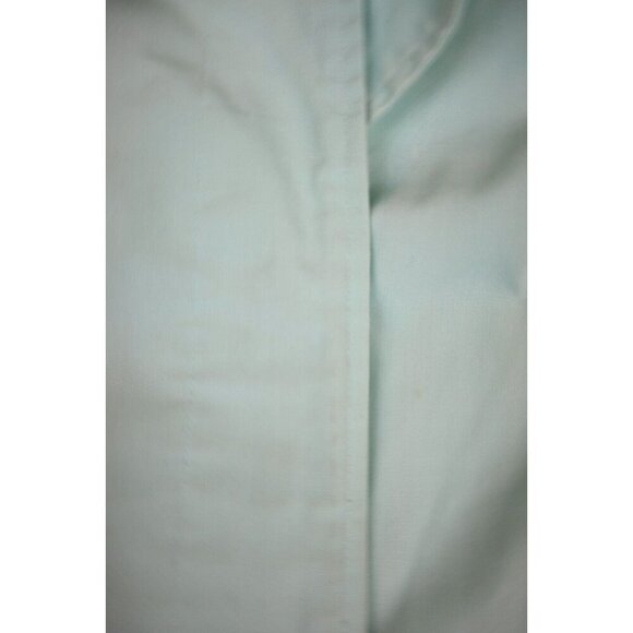 VINTAGE WOMEN'S MINT GREEN LIGHT WEIGHT TRENCH COAT JACKET - SIZE S - Picture 7 of 16